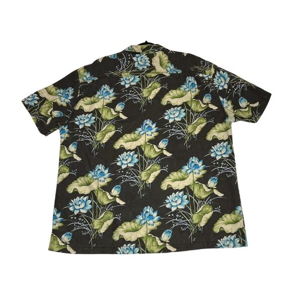 Tommy Bahama Mens Short Sleeve Button Down Island Zone Silk Blend Mult-color XXL - Picture 2 of 10